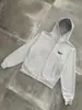 2026 Novo Cardigan com Capuz e Zíper Bordado Casual para o Dia a Dia e Trabalho com Cordão Calça de Moletom Esportiva Solta Emagrecimento