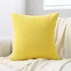 Almohada Decorativa de Pana para Sofá de Casa, Almohada para Siesta con Respaldo de Oficina con Relleno, Funda para Cojín Decorativo, Funda Cuadrada para Cojín Decorativo