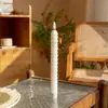 Amazon Transfronterizo Plástico Mango Largo LED Luz de Vela Electrónica Decoración de Atmósfera de Halloween Vela Simulada Sin Humo