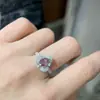 Anillo de Plata S925 Cultivado en Laboratorio Alexander Serie Nueva Brillante Forma de Pera Gota de Agua Lujo Ligero Europeo y Americano 2025