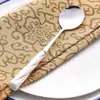 Set de Cubiertos de Acero Inoxidable Estilo Occidental Transfronterizo, Caja de Regalo con Cuchillo, Tenedor y Cuchara, Cuchara de Acero Inoxidable con Cerámica Roscada, Vajilla de Regalo al por Mayor