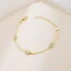 Pulsera de Lujo Ligero Diseño Nicho Ins Pulsera Celebridad de Internet para Mujer Estilo Coreano Combinable Simple Moda Pulsera Personalizada