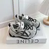 Zapatos de Moda Tipo Dad para Niñas Primavera y Otoño 2025 Nuevos Tenis de Malla Transpirable para Niños Zapatos para Correr para Niños
