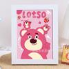 Kurome Pintura com Diamantes Urso Morango Infantil Feito à Mão DIY Adesivos de Diamante Sanrio Pintura de Alvenaria com Diamantes Completos Lote de Presente