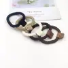 2023 simple alta elasticidad sin costuras cabeza de oso cuerda banda de goma femenina anillo para atar el pelo duradero coleta alta tocado pelo