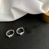 Brincos de Diamante Brilhantes Estilo Coreano Brincos Personalizados 2025 Novos Tendência Elegantes Ins Japoneses e Coreanos Versáteis Acessíveis Brincos de Luxo para Mulheres