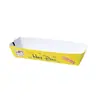 Caja Moldeada Cepillada Grande para Palitos de Hot Dog Paquete de Bistec de Pollo Caja de Empaque para Salchicha Crujiente Puesto Caja Personalizada para Hot Dog