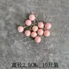 Novos Enfeites para Decoração de Bolo Balão de Espuma, Bolas Redondas Coloridas Macaron, Bolas Peroladas Leves de Plástico, Toppers Pequenos