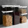 Caja de Cereal Estilo Europeo Grado Alimenticio Refrigerador Frijol Especias Fruta Seca Productos Secos Tanque Sellado Celebridad de Internet Caja de Almacenamiento de Cocina