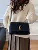 Bolso Cuadrado Pequeño Vintage Nuevo 2026 para Mujer, Bolso de Hombro Versátil de Moda, Bolso de Mano Mate Ysl para Mujer