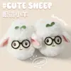 Lindas Pantuflas de Algodón para Mujer, Otoño e Invierno, Interiores, Hogar, Cálidas, Felpa Adicional, Dibujos Animados, Antideslizantes, Silenciosas, Domésticas, Pantuflas de Pelo