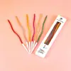 Velas de Cumpleaños Curvas con Baño de Oro, Ambiente de Fiesta Creativo sin Humo, Velas Espirales Doradas Curvas de Colores para Pastel