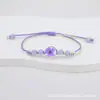 Directo del fabricante: Pulsera de cuentas de vidrio estilo coreano, fresca y sencilla, con cuentas de cerámica de Jingdezhen, regalo de flor de cerezo para amigas