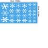 Comercio Exterior Transfronterizo Navidad Copo de Nieve 3D Pegatinas de Ventana Estáticas Decoraciones para Ventanas de Exhibición de Vidrio Venta al por Mayor DIY en Stock Navidad