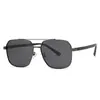 Gafas de Sol de Doble Puente para Exteriores con Protección Solar para Hombre, Modernas Gafas Aviador para Viajero, Gafas Especiales para Conducir y Pescar, Estilo de Alta Gama para Hombre
