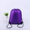 Bolsa promocional impermeable de almacenamiento en stock para natación, deportes al aire libre, mochila, bolsa con cordón para maratón