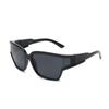 Gafas de Sol Europeas y Americanas Y2K Milenio Transfronterizas Espejo Colorido Spice Girls Protección Solar UV Personalidad Marco Generoso Protección Envolvente Viento Arena