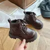 Botines tipo Martin para niña, nueva colección de otoño 2026, botines de vaquera para niños, botines cortos con forro simple, elegantes botines de otoño para bebés