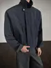 Chaqueta corta de otoño para hombre, estilo nuevo 2026, con retazos, casual y moderna para hombres bajos