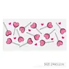 Día de San Valentín amor enfermera Serie Médica Transferencia UV DTF Etiqueta de Cristal Pegatina para Taza desprendible