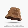 Nuevo Sombrero de Cubo Plegado Estilo Coreano para Mujer Sombrero de Cuenca Retro con Caída Cubre Rostro Hace que la Cara Parezca Más Pequeña Versátil Sombrero de Pescador Casual