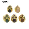 Wt-R599 Anillo Grande de Piedra Preciosa con Forma de Lágrima Clásico Retro Chapado en Oro de 18 Quilates Unisex Joyería de Exportación Más Vendida