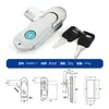 MS843-1-2 fechadura de porta 304 aço inoxidável armário elétrico fechadura de porta de armário de controle XAT26 armário de distribuição caixa elétrica