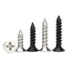 Tornillos Autorroscantes Personalizados Ka Niquelados de Cabeza Avellanada Cruzada Tornillos de Cabeza Plana Accesorios Autorroscantes Tornillos Pequeños para Gafas M1M4