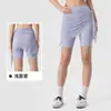 Falda Pantalón Deportiva de una Pieza con Lazo que Cubre la Cadera y los Glúteos, Anti-vergüenza, de Malla Ligera y Transpirable, Falda Corta Protectora