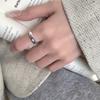 Anillo de Estrella Bamang de Plata Esterlina 925 Estilo Coreano Personalizado Simple Pequeño Libro Rojo Edición de Moda INS Anillo Abierto de Moda para Mujeres