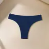 Nuevo tanga cruzado para mujer, costilla de color sólido, algodón sexy, simple, transpirable, cómodo, bragas para chica joven