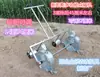 Maíz Cacahuates Pequeños Frijoles Dos Filas Sembradora de Precisión Multifuncional Semilla Maquinaria Agrícola Hogareño Agujero Manual Empuje Rueda Rodillo