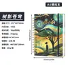 Bestseller transfronterizo Amazon cuaderno de espiral A diario cuaderno transfronterizo cuaderno de tapa dura rayado se puede etiquetar