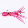 Venta al por mayor del fabricante Cebo de calamar plomado con doble anzuelo 21G/11Cm Pesca en el mar Pesca desde embarcación Cebo artificial simulado Cebo blando para aguas profundas