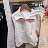 2025 novas roupas femininas de secagem rápida, casaco casual com capuz e zíper, manga comprida, suéter esportivo solto, cardigan C475855