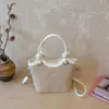 Bolso de Hombro Cruzado Versátil Tejido Simple Elegante de Moda Nuevo Verano 2026 de Gran Capacidad con Textura