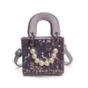 Bolsa de mano para niña estilo europeo y americano, nueva para primavera y verano, con lentejuelas para padres e hijos, bolso de mano de perlas para niños, bolso estilo occidental para mujer