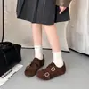 Zapatos Birkenstock de gamuza retro súper suaves sin cordones para mujer, nuevos zapatos casuales Mary Jane de doble hebilla de otoño 2026, mocasines