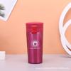 Taza de Café de Acero Inoxidable con Tapa de Apertura Automática, Estilo Nuevo, Regalo Promocional, Taza Térmica 304, Taza de Café con Color Gradiente de Moda