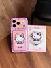 Capa de gato KT com estampa de leopardo adequada para iPhone 18 Pro Max, fofa para Apple 17, personalizada para 16, moderna para 15