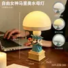 Estátua da Liberdade Tendência Lâmpada de Gelatina do Mario Mesa de Centro Luz de Ambiente Quarto Cabeceira Ornamento Decorativo de Alta Qualidade