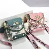 Bolsas Femininas 2026 Novo Estilo Nicho Alta Qualidade Pequena Quadrada Mini Bolsa de Ombro Transversal Bolsa Feminina Bolsa para Celular Feminina