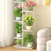 Rack de flores Sala de estar Varanda de chão Rack de armazenamento de flores 2024 Novo suporte para vasos de flores Planta de ferro carnudo multicamadas