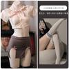 Diyi Miao Si Lencería Sexy Estilo Puro Deseo Uniforme Estilo Academia de Role-Playing Falda Corta Conjunto de Pijama para el Hogar A963