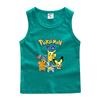 Chaleco sin mangas para niños, novedad de verano, cuello redondo, top fino para niños y niñas, ropa de algodón con dibujos animados, fábrica de pelo liso