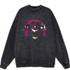 Moletom Hiphop Desgastado Marca Americana de Moda Transfronteiriça Aliexpress Roupa Masculina Tendência Ins Outono Moletom de Casal Atacado