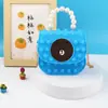 Bolso Bandolera Vanguardia para Hombro Niños Bandolera Bolso de Mano Perla Burbuja Bolso Bandolera de Silicona para Hombro Bolso Gelatina