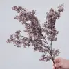 Planta Artificial Tallo Único Bayas de Acebo Bayas Rojas Materiales Florales DIY Venta Caliente Transfronteriza Flores Falsas Flor Artificial Simulación Ramo