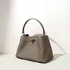 Bolsa de Mão Feminina de Couro Genuíno Estilo Saco 2026 Primavera/Verão com Acabamento de Luxo, Bolsa de Ombro para o Dia a Dia, Bolsa Transversal Exclusiva de Moda