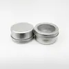 80g ml Color Natural Caja de Aluminio 68*35mm Ventana Lata de Aluminio Caja de Almacenamiento para Pendientes Pulseras Accesorios de Joyería Caja de Aluminio Lista para la Venta
